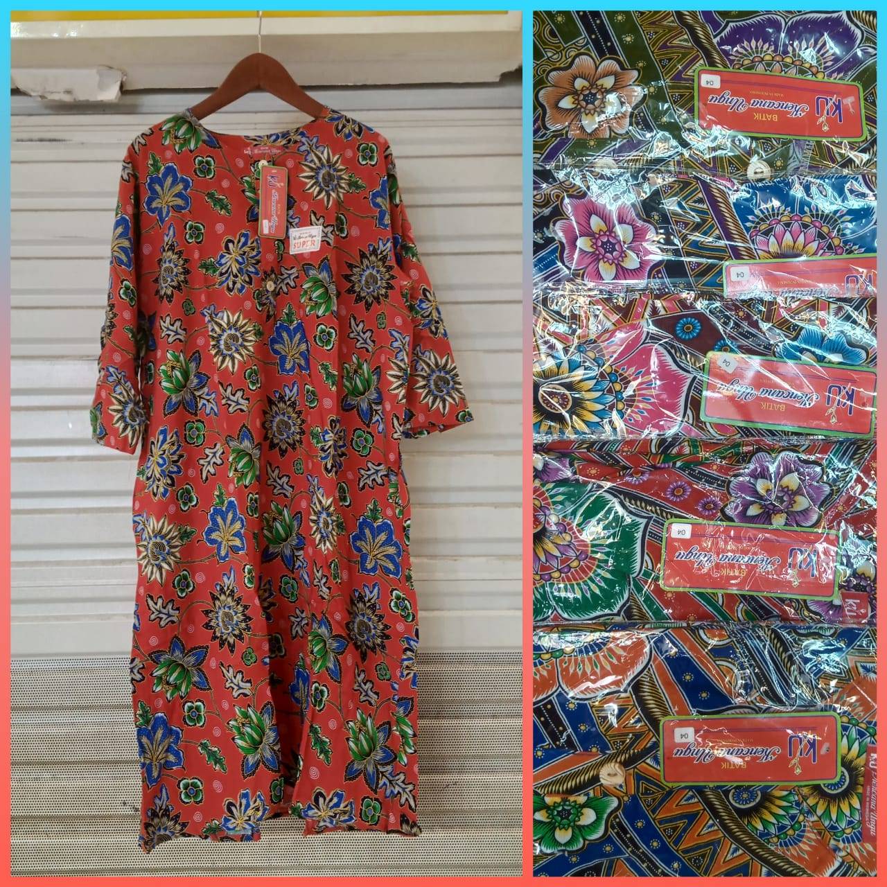 Daster 19 Tangan ⅞ Kencana Ungu Label Merah Harga Grosir Daster 19 Tangan ⅞ Kencana Ungu Label Merah Harga Grosir